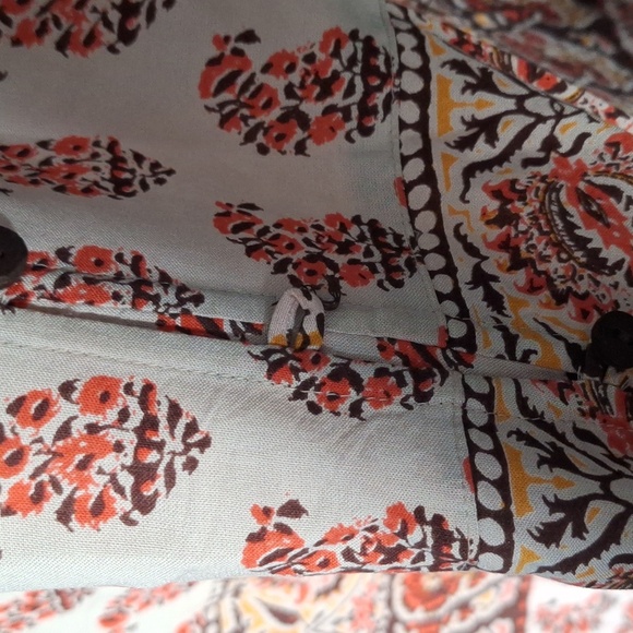 Raga / Anthropology Blooming Trails ruffle strap printed maxi dress in multi NWT - Picture 6 of 7